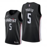 Maillot Washington Wizards Bobby Portis Ville Noir Maillot Washington Wizards Bobby Portis Ville Noir