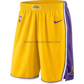 Short Los Angeles Lakers 2017-18 Jaune