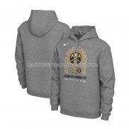 Veste a Capuche Denver Nuggets 2023 NBA Finals Champions Locker Room Pullover Gris