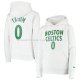 Veste a Capuche Boston Celtics Jayson Tatum Blanc
