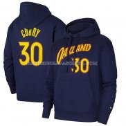Veste a Capuche Golden State Warriors Stephen Curry Ville 2020-21 Bleu