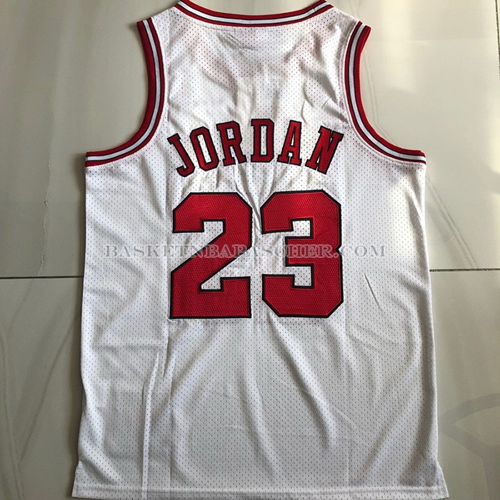 Maillot Chicago Bulls Michael Jordan NO 23 Mitchell & Ness 1995-96 Blanc